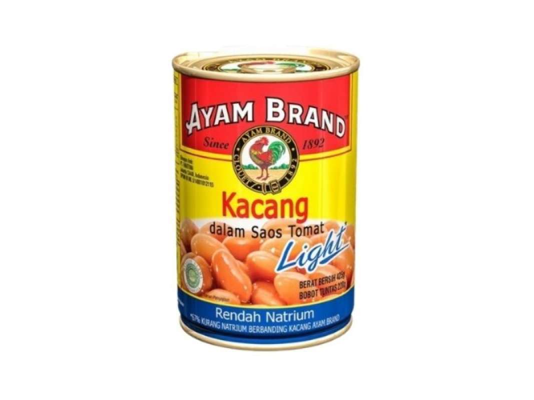 Pekanbaru Ayam Brand Baked Beans Light 425Gr Can