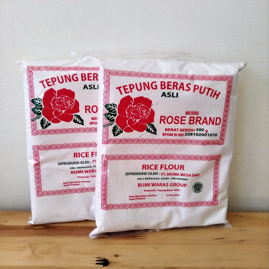 Pekanbaru Rose Brand Tepung Beras Putih 500G