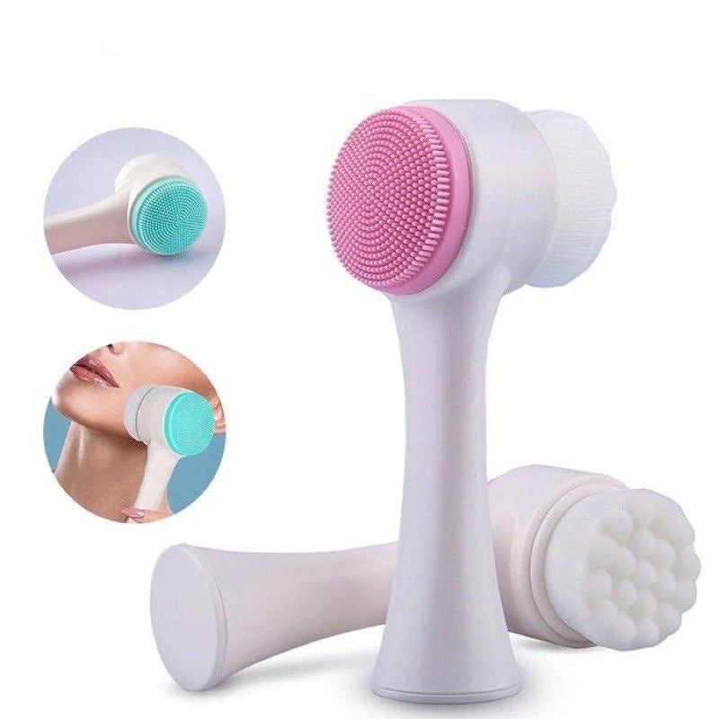 Pekanbaru Alat Pembersih Wajah Silikon / Magic Face Washer 2In1
