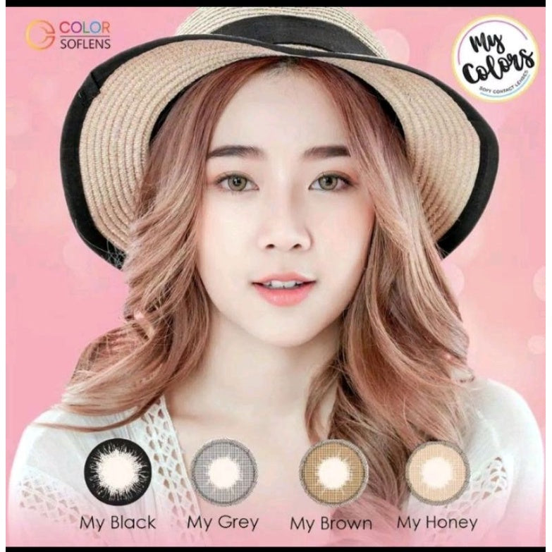Pekanbaru My Color Softlens By Omega /Softlens Normal /Minus /15Mm/Softlen/Kacamata Cuci Gudang