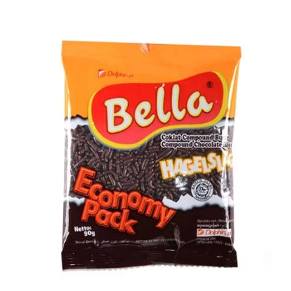 Meses Bella Hagelslag & Hagelmix / Cokelat Compound Butir / Chocolate Compound / Selai Cokelat - COD