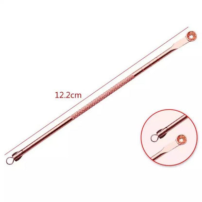 Pekanbaru Pinset Komedo Set 4 In 1 Free Kotak Stainless Steel - Pencet Jerawat- Blackhead