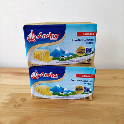 Pekanbaru Anchor Butter Salted & Unsalted 200Gr (Instan Only)