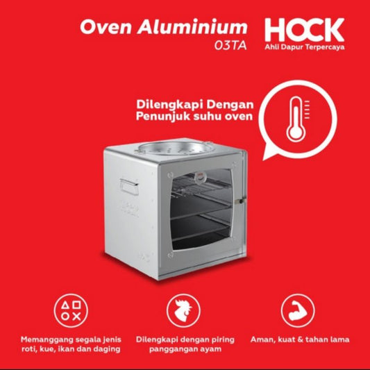 Pekanbaru Oven Aluminium Hock No 3 Tempat Arang/Oven Tangkring Hock No 3 Tempat Arang