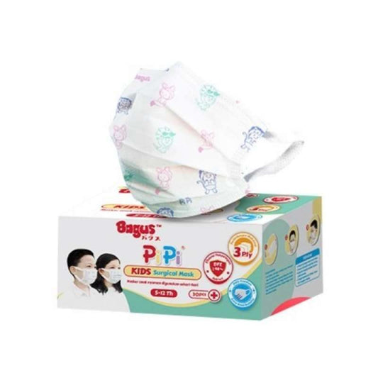 Pekanbaru Bagus Pipi Kids Surgical Mask 30Pcs