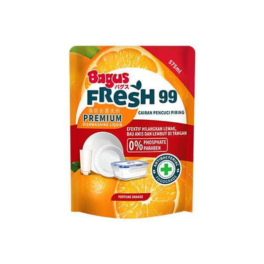 Pekanbaru BAGUS PRE DISHWASHING FORTUNE ORANGE 575ML PCH