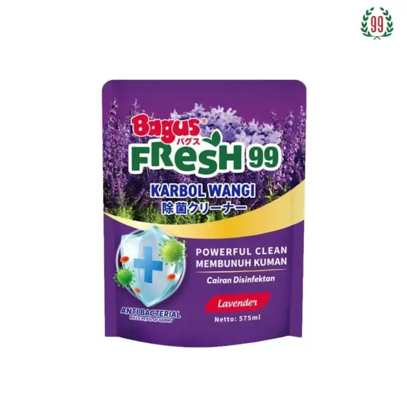 Pekanbaru BAGUS FRESH 99 KARBOL WANGI LAVENDER 575ML