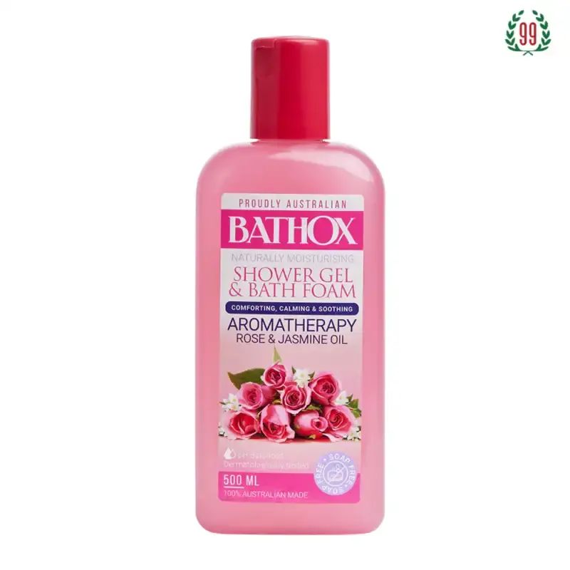 Pekanbaru BATHOX SHOWER GEL AROMATHERAPY ROSE&JASMINE 500ML