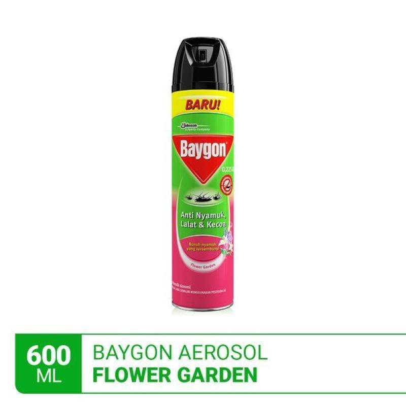 Pekanbaru Baygon aerosol flower garden 600ml