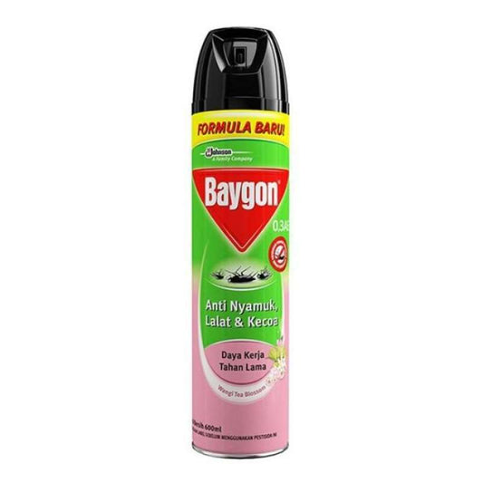 Pekanbaru BAYGON AEROSOL TEA BLOSSOM 600ML