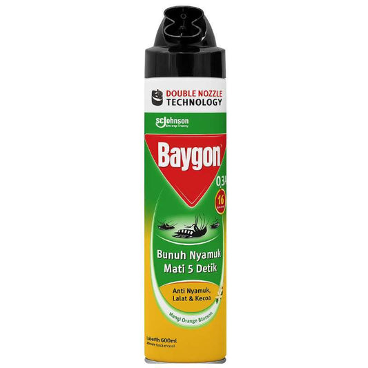 Pekanbaru BAYGON AEROSOL NATURAL ORANGE 600ML