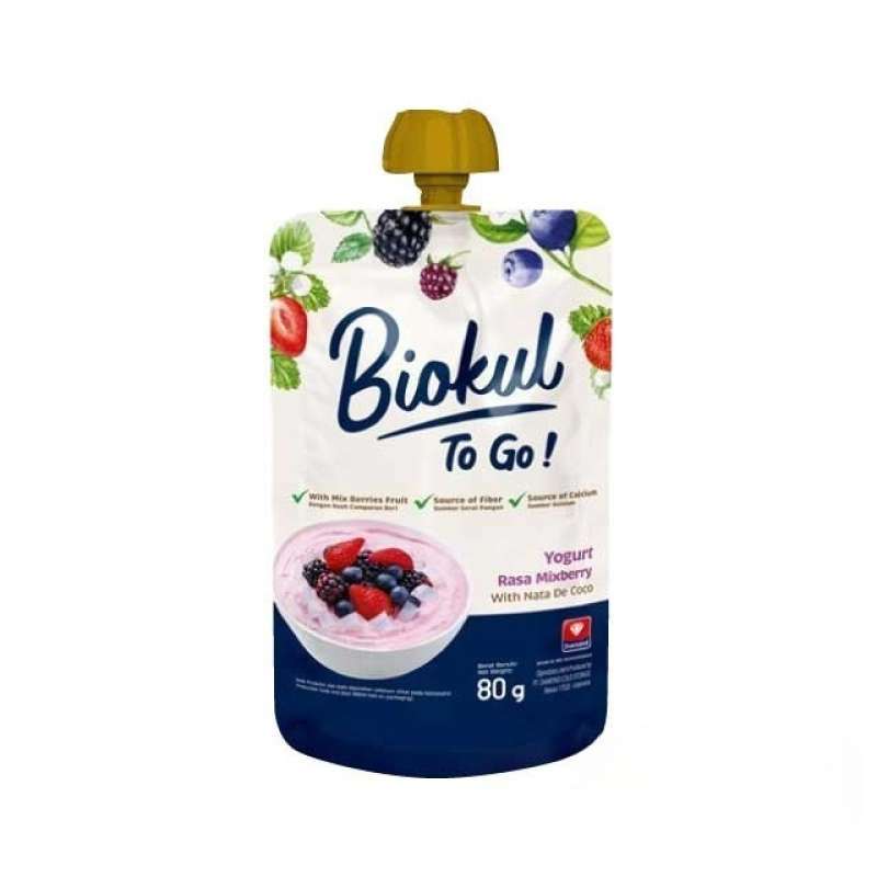 Pekanbaru Biokul Yoghurt To Go Mixberry 80Gr