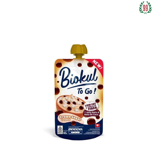 Pekanbaru Biokul Yogurt To Go Brwn Sugar Latte 80Gr