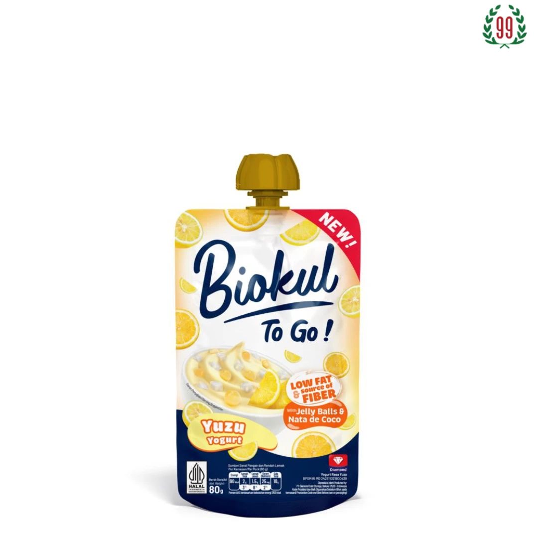 Pekanbaru Biokul Yogurt To Go Yuzu 80Gr