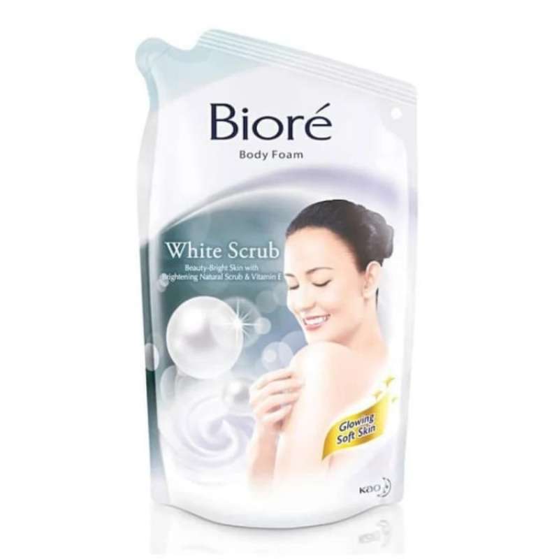 Pekanbaru Biore body foam whitening scrb 250ml pch