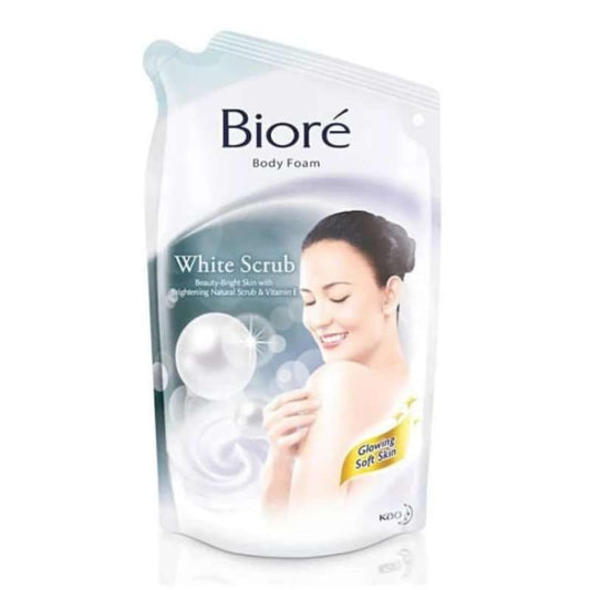 Pekanbaru Biore body foam whitening scrb 250ml pch