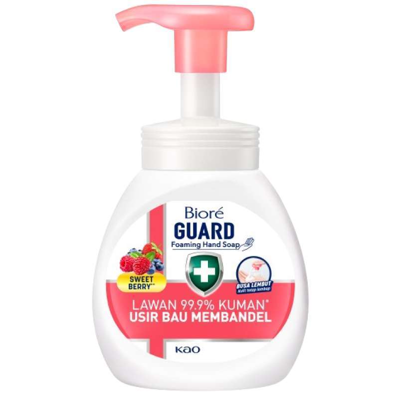 Pekanbaru Biore Foaming Hand Soap Sweet Berry Pump 250Ml