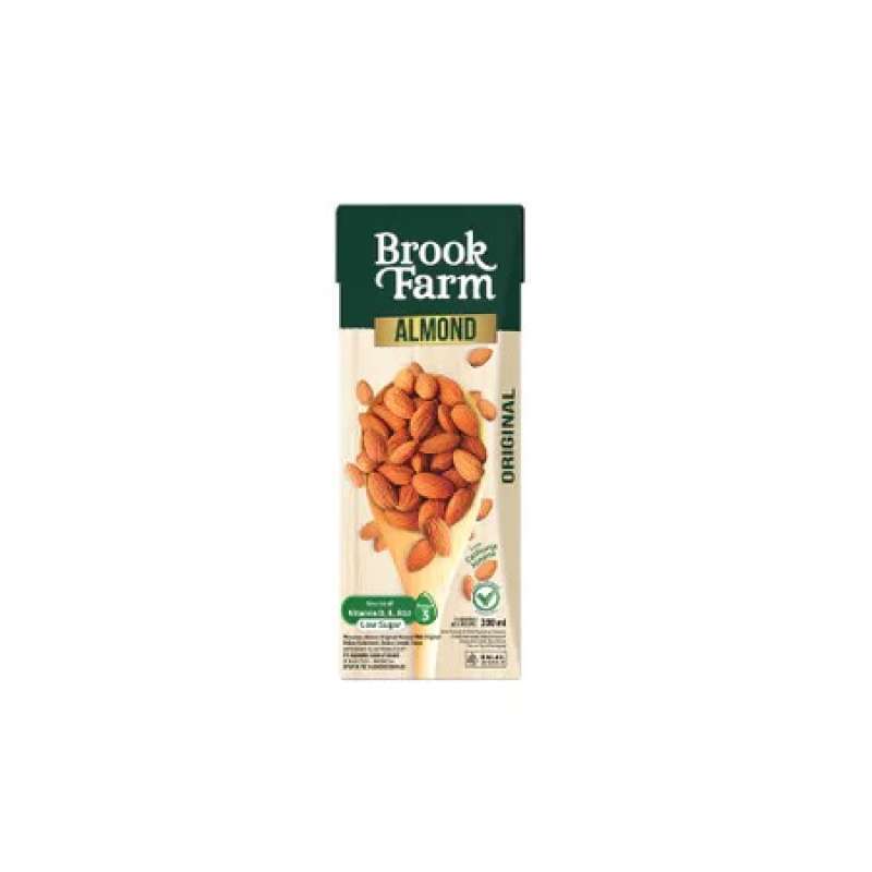 Pekanbaru Brookfarm Uht Milk Almond Original 200Ml