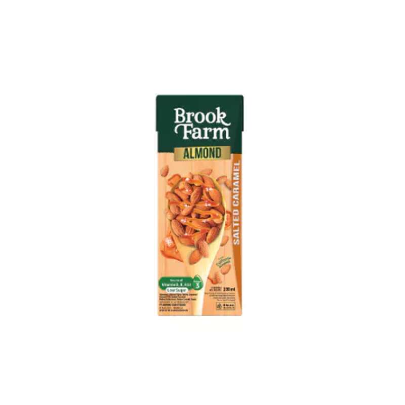 Pekanbaru Brookfarm Uht Milk Almond Salted Caramel 200Ml