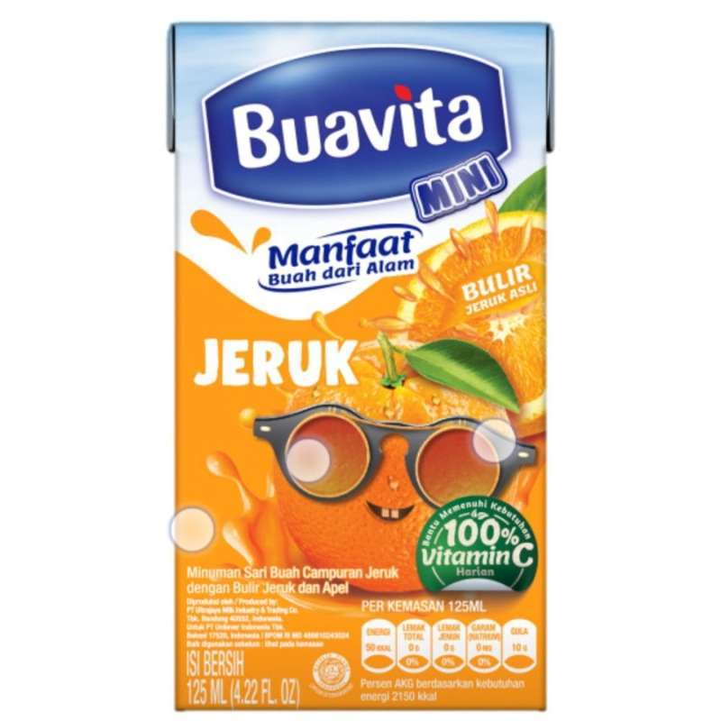 Pekanbaru Buavita Mini Orange Mcky 125Ml