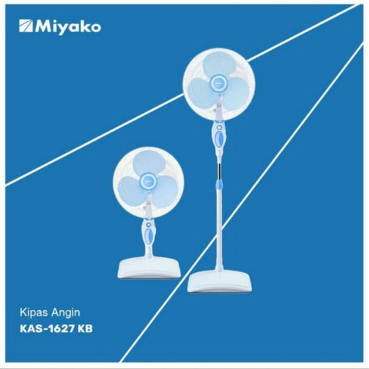 Pekanbaru Kipas Angin Miyako Kas-1627 Kb 16 Inch 2 In 1 / Kas 1627Kb Stand Fan