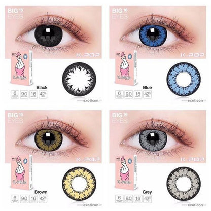 Pekanbaru Softlens Kpop 16 Mm Bigeyes Normal/Softlens/Soflen
