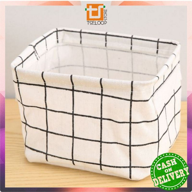 Pekanbaru Desktop Storage Box Keranjang Penyimpanan Serbaguna / Tempat