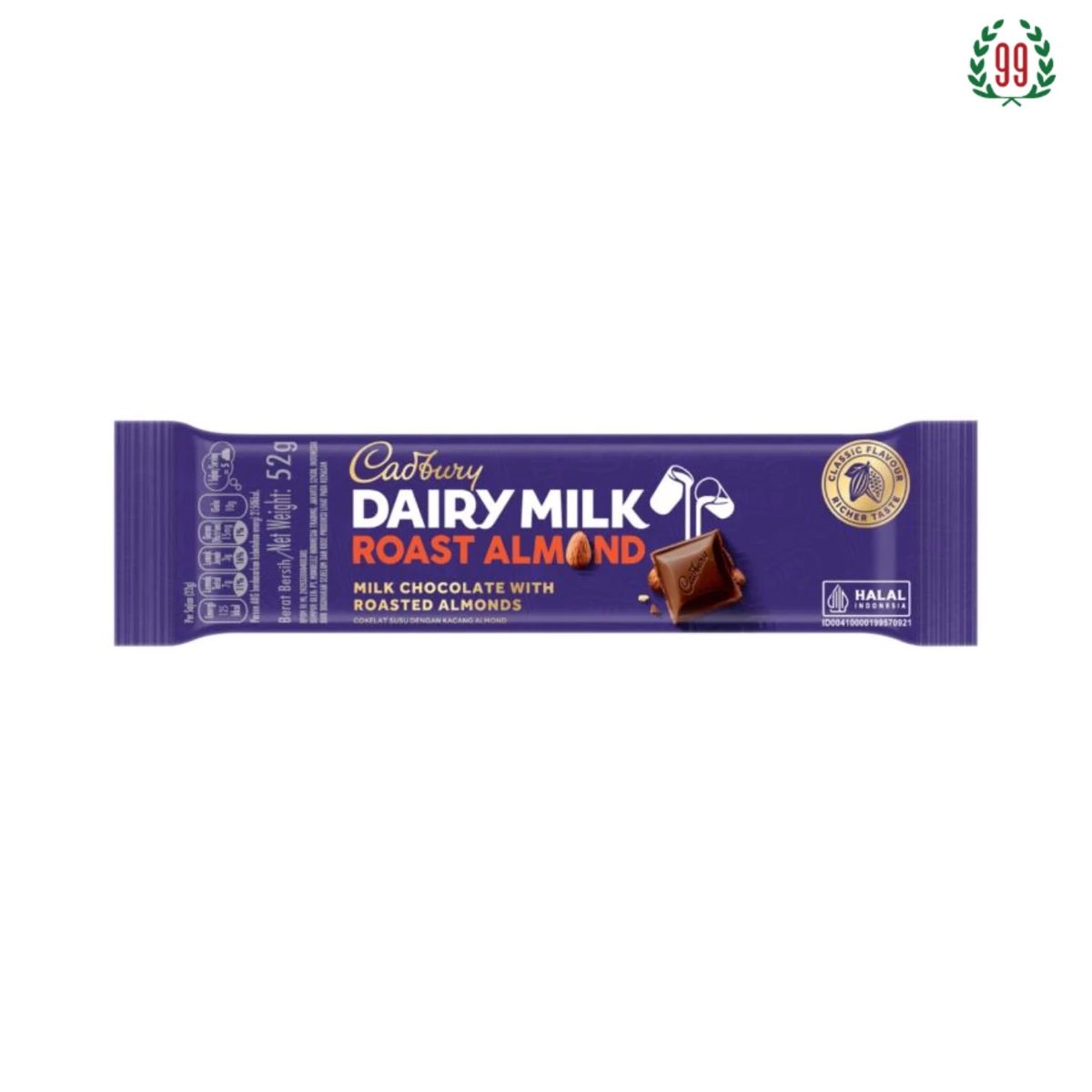 Pekanbaru Cadbury Roast Almond 52Gr