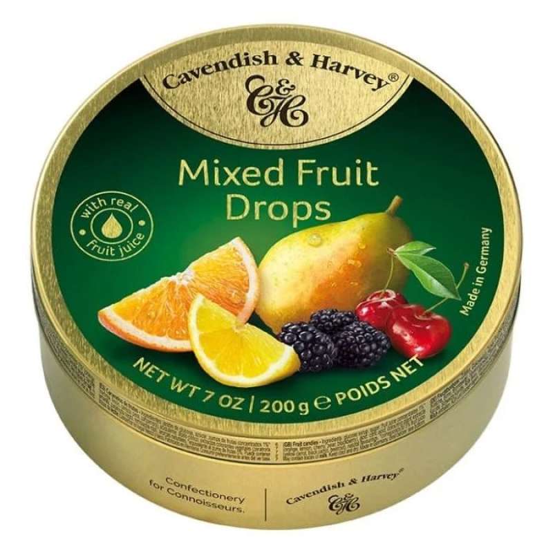 Pekanbaru Cavendish&Harvey Mix Fruit Drops 200Gr