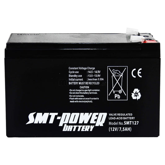 Pekanbaru Smt-Power Battery 12V / 7.5Ah (Ups)