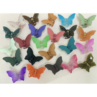 Pekanbaru Jedai Rambut Motif Kupu Kupu Warna / Jepitan Rambut Butterfly