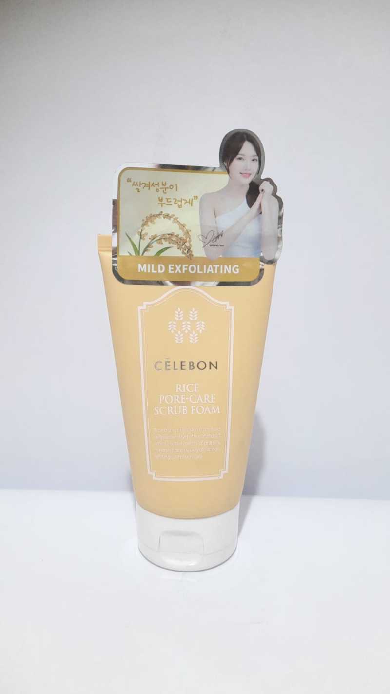Pekanbaru Celebon Rice Pore Scrub Foam 130Ml