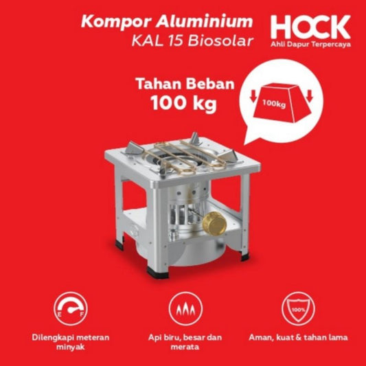 Pekanbaru Kompor Aluminium Bio Solar Hock 15 Sumbu