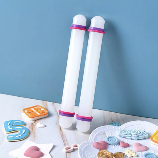 Pekanbaru Rolling Pin / Roll Kue / Penggiling Adonan Plastik Dengan Ring