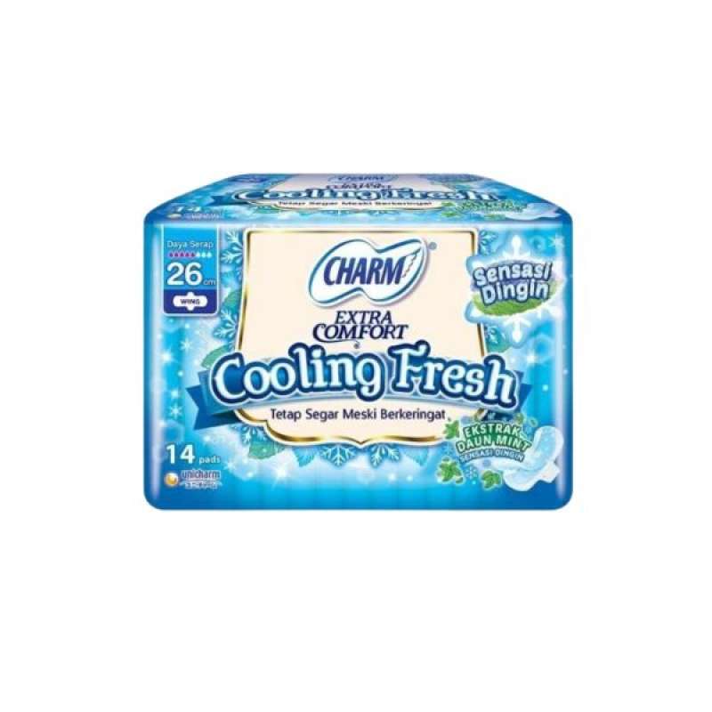 Pekanbaru CHARM COOLING FRESH WING 26CM 14P/13P
