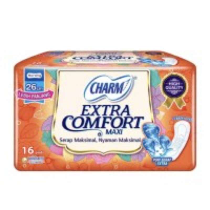 Pekanbaru Charm extra comfort maxi non wing 16's