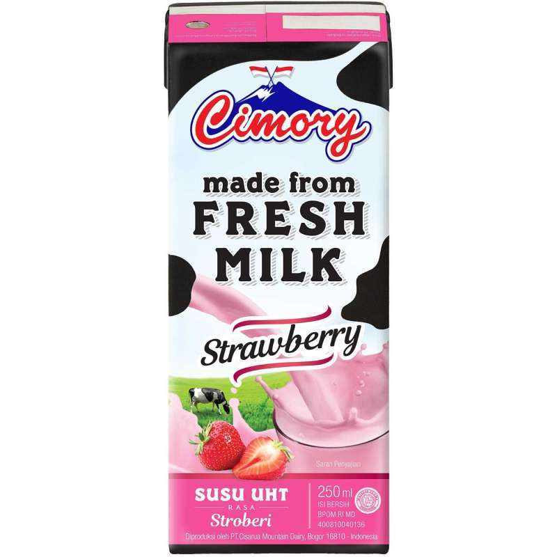 Pekanbaru Cimory Uht Milk Strawberry 250Ml