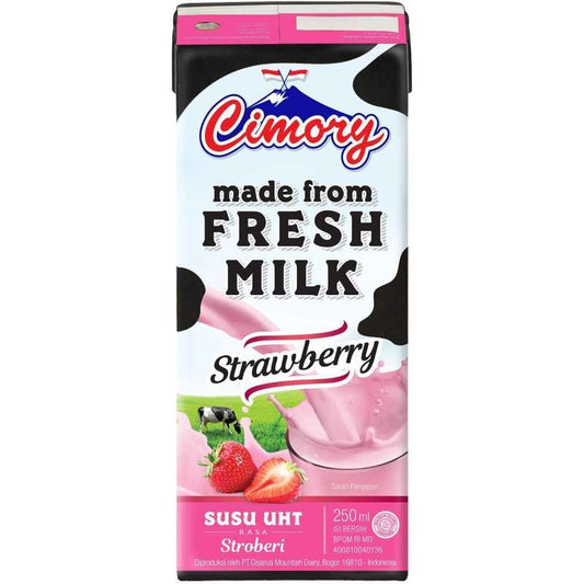 Pekanbaru Cimory Uht Milk Strawberry 250Ml