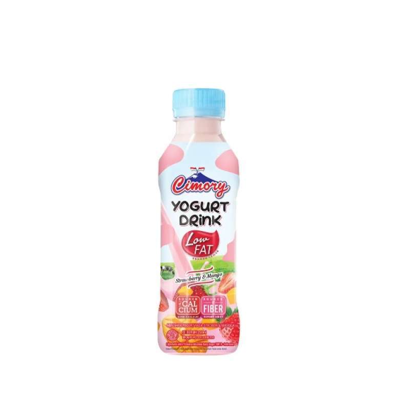 Pekanbaru Cimory Yoghurt Drink Zero Strawberry Mango 240Ml