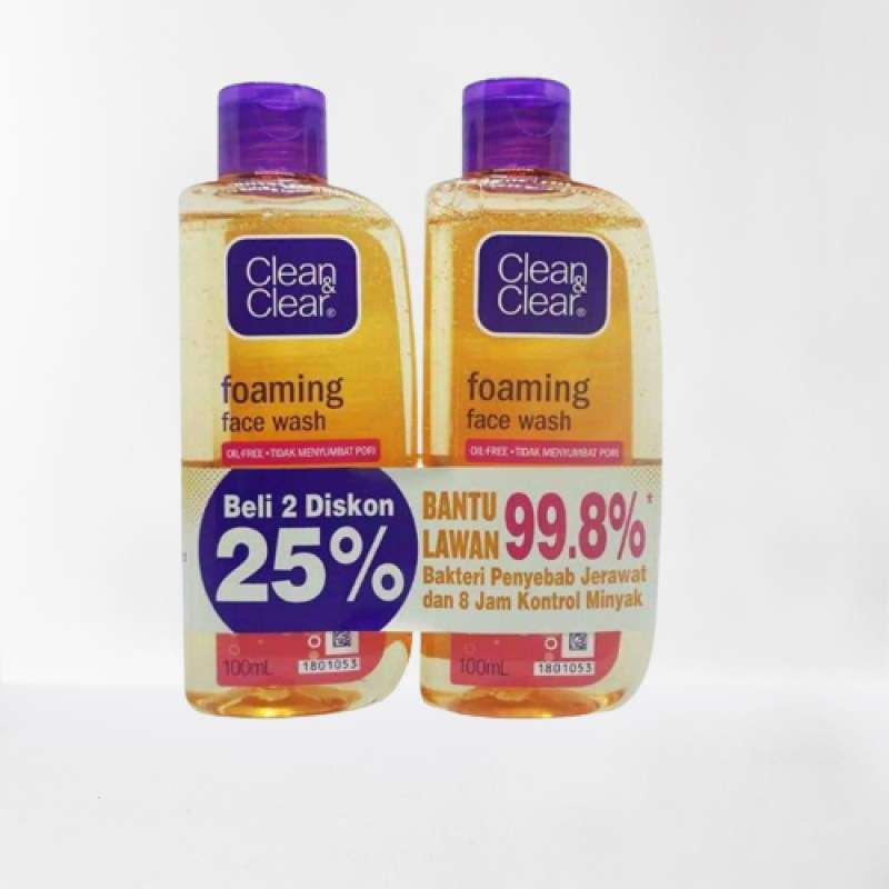 Pekanbaru Clean&Clear F/Wash Twin Pack 2X100Ml