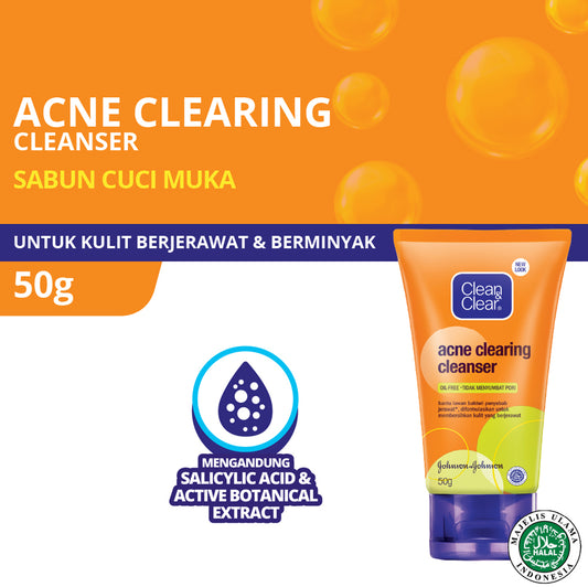 Pekanbaru Clean & Clear Acne Clearing Cleanser 50G