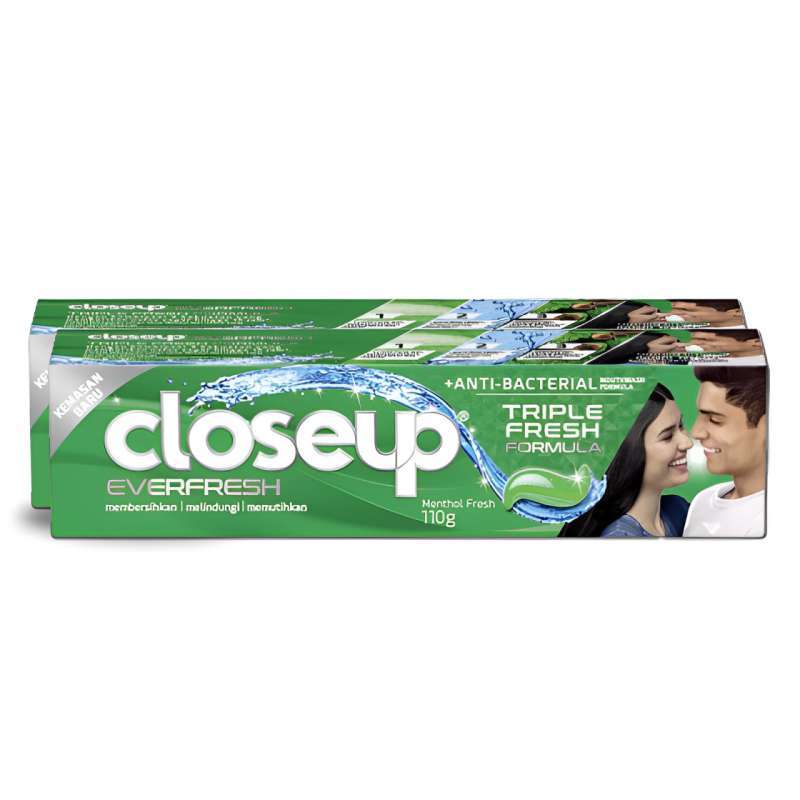 Pekanbaru Close Up Green Value Pack 2X110Gr