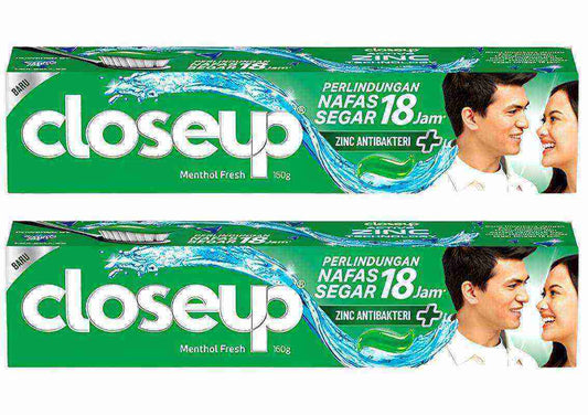 Pekanbaru Close Up Tp Green Value Pack 2X160G