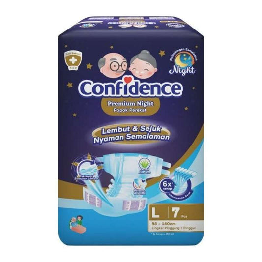 Pekanbaru Confidence Adult Diapers Prm.Night L7