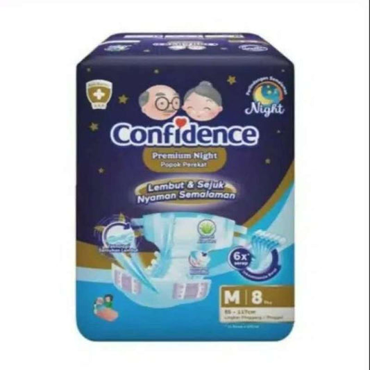 Pekanbaru Confidence Adult Diapers Prm.Night M8