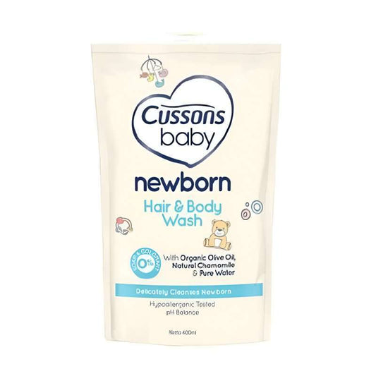 Pekanbaru Cussons Baby H&B Wash Newborn 400Ml Pch