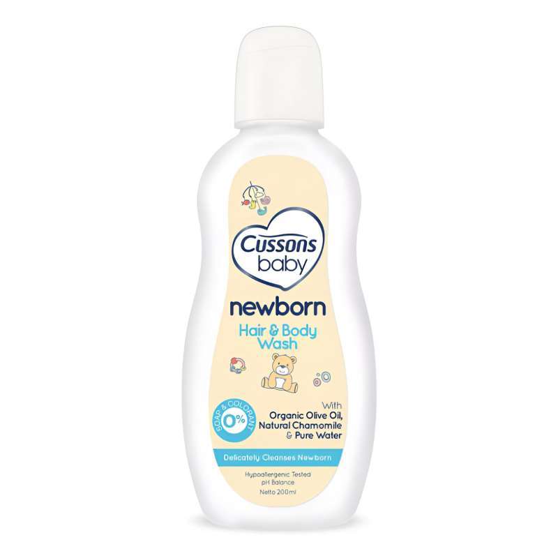 Pekanbaru Cussons Baby H&B Wash Newborn 200Ml Btl