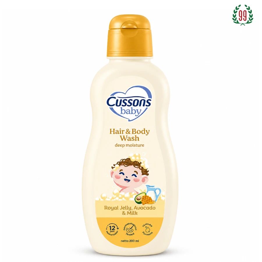 Pekanbaru Cussons Baby H&B Wash D.Moistr 200Ml Botol