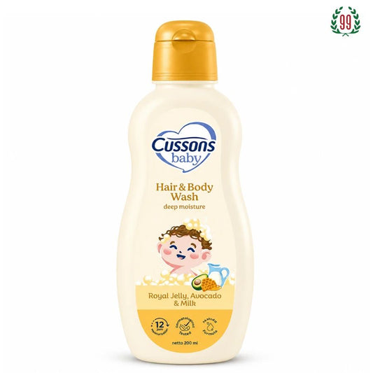 Pekanbaru Cussons Baby H&B Wash D.Moistr 200Ml Botol