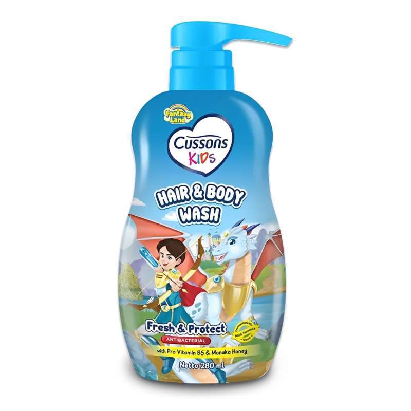 Pekanbaru Cussons Kids Hair & Body Wash Fresh Protect 280 Ml